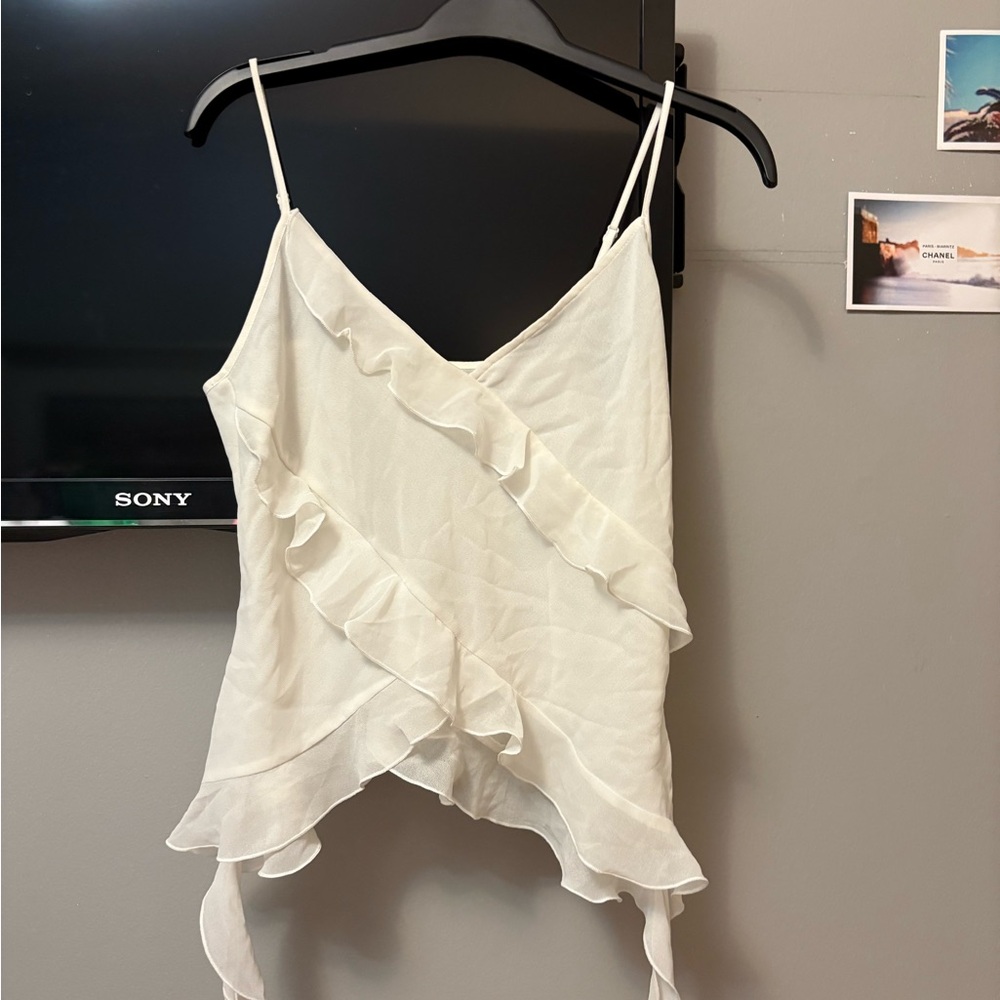 Wilfred Cream Ruffle Camisole